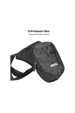 Artfulabode Yürüyüş/seyahat/balıkçılık/bisiklet Yan Su Siyah Sert Rahat Motosiklet Mekan Kabuk İçin Geçirmez Eva Dış Çantası Çantası Bacak Bacak Py Siyah