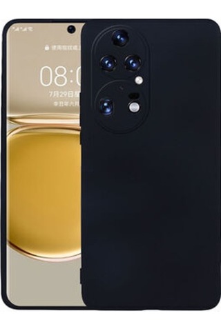 Huawei P50 Pro Kılıf Esnek Yapılı İnce Slim Silikon Kapak Ryc/premier Siyah