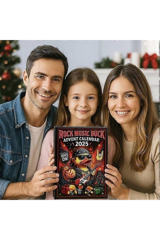 2025 Rock Müzik Ördek Advent Takvimi Akrilik 3d Olmayan
