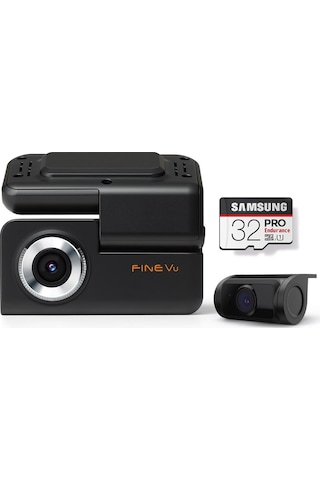 Finevu Gx30 Fullhd 2 Kameralı Wi-Fi+Gps+Adas Entegre Araç Kamera