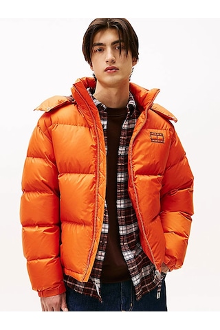 Tommy Hilfiger Tjm Alaska Down Puffer Ext Erkek Turuncu Mont - Dm0dm22036 Turuncu