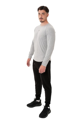 Musclecloth Elite Reglan Uzun Kollu T-shirt Gri Melanj Gri