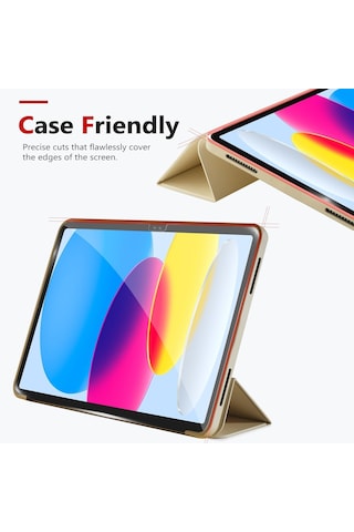 Engo Apple Uyumlu iPad 11. Nesil A16 Ekran Koruyucu 11 inç 9H Parlak Nano Şeffaf A3354 A3355 ile