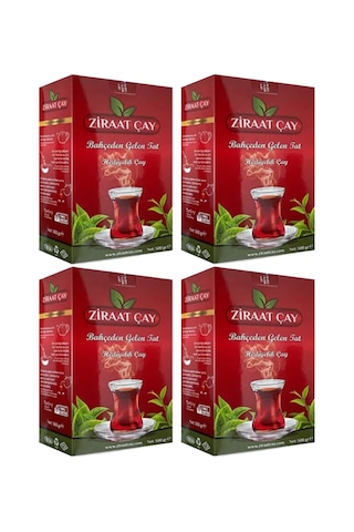 Ziraat Çay Kırmızı Hediyelik 500 Gr X 4 Adet