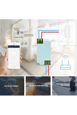 Dancemonkey 15a Graffiti Wifi Anahtarı Akıllı Ev Uzaktan Kumandalı Zamanlayıcı Lamba Modifiye Parça