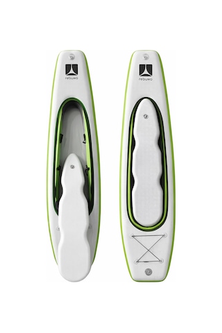 Kano Ve Paddle Board Seti İkisi Bir Arada Sup Board Şişme Kayak Yeşil