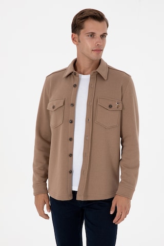 U.s. Polo Assn. Erkek Camel Gömlek Örme 50316673-vr015 Camel