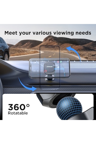 Joyroom Jr-zs400 Araç Gösterge Paneli Manyetik Telefon Tutucu Siyah