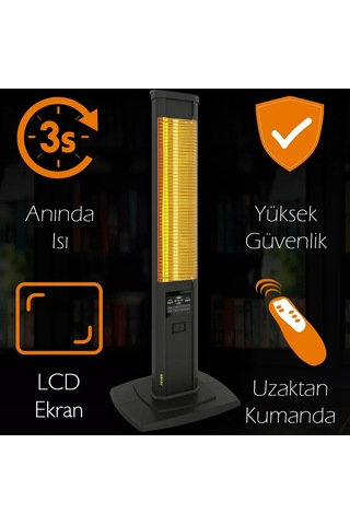 MirKraft Fever 2500 W Infrared Isıtıcı