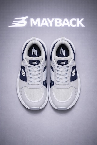 Mayback Erkek Günlük Ortopedik Sneaker Spor Ayakkabı Gri - Lacivert