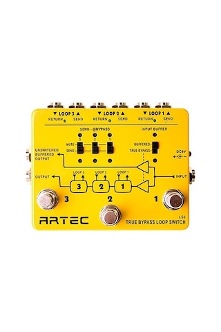 Artec Ls-3 3 Kanal Loop Switch Pedal
