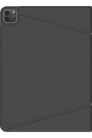 Apple Uyumlu iPad Air 13 2024 Magnetik Standlı Kılıf Amazingthing Matte Pro Mag Folio Siyah