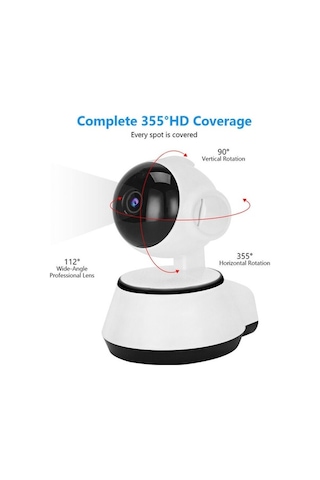 Flybuy İç Mekan Wıfı Güvenlik Kamerası-22, Akıllı Kablosuz Ip Kamera Gece Görüşü