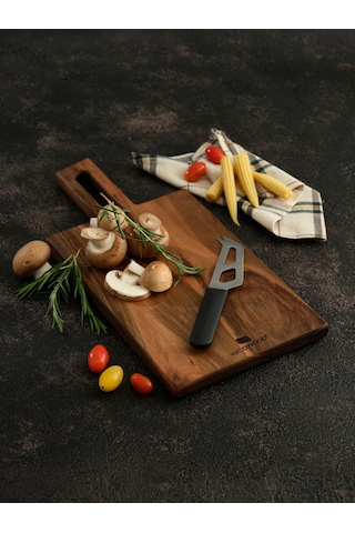 Hıcowood Doğal Ceviz Kesme Sunum Tahtası - Lazerle İsim/Söz Yazılır