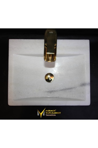 Muğla Beyaz Batarya Çıkışlı Kare Lavabo