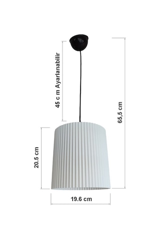 Star Beyaz Avize - Antre Hol Salon Mutfak Oturma Odası Çocuk Odas Beyaz - Bal