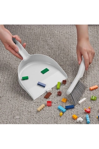 Ikea Pepprıg Faraş Ve Temizlik Fırçası Seti 26 X 18 X 8 Cm Gri 2'li Set