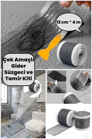 Gider Süzgeci, Saç Kılı Tutucu Ve Sineklik Tamir Kiti 12 Cm 4