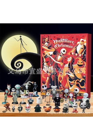 Arifesi Kıyamet Takvimi Kör Kutu Süsü Yeni Cadılar Bayramı Kör Kutu Oyuncak Yaratıcı Zombi Cadılar Bayramı Kör Kutu B