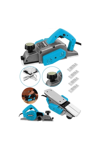 Steiner 4200 Watt Bakır Sargılı Planya Rende Makinesi + 4 Bıçak M