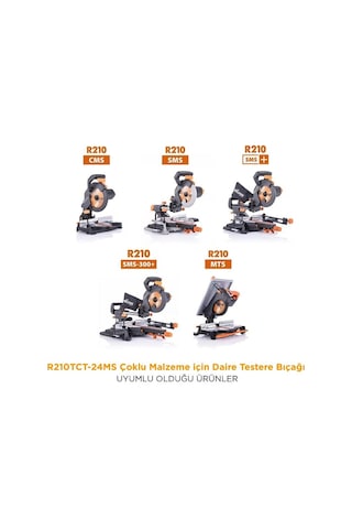 Evolution R210tct-24ms Çoklu Malzeme İçin Daire Testere Bıçağı, 210mm