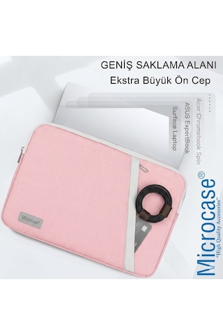 Apple Uyumlu MacBook Pro 14 İnch M5 2025 Ve Tabletler İçin Sleeve Tipi Çanta Pembe Al5422 Laptop Çantası