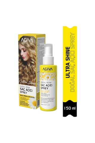 Agiva Ultra Shine Doğal Renk Saç Açıcı Sprey 150 ML