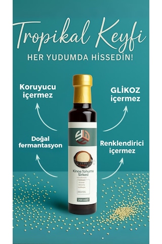 Promar Kinoa Tohumu  Sirkesi 250 Ml