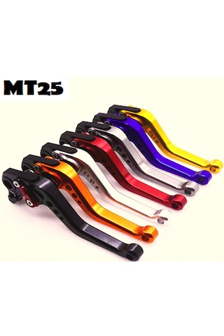 YAMAHA MT25 KISA SPOR CNC MANET SETİ SAĞ-SOL NİKEL