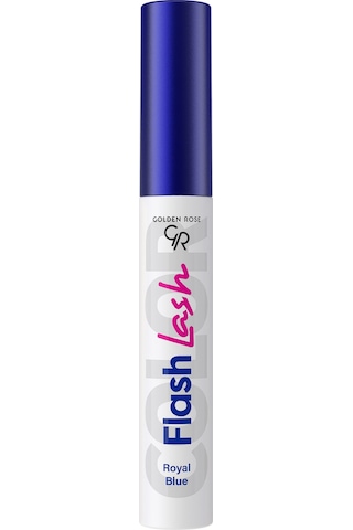 Golden Rose Suya Dayanıklı Hacim Veren Flash Lash Renkli Maskara 04 Royal Blue