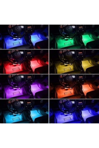 Ayak Altı Led Sese Duyarlı Kumandalı