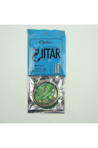 Orphee Rx15-C Renkli 09-42 Elektro Gitar Tel Seti-Pena