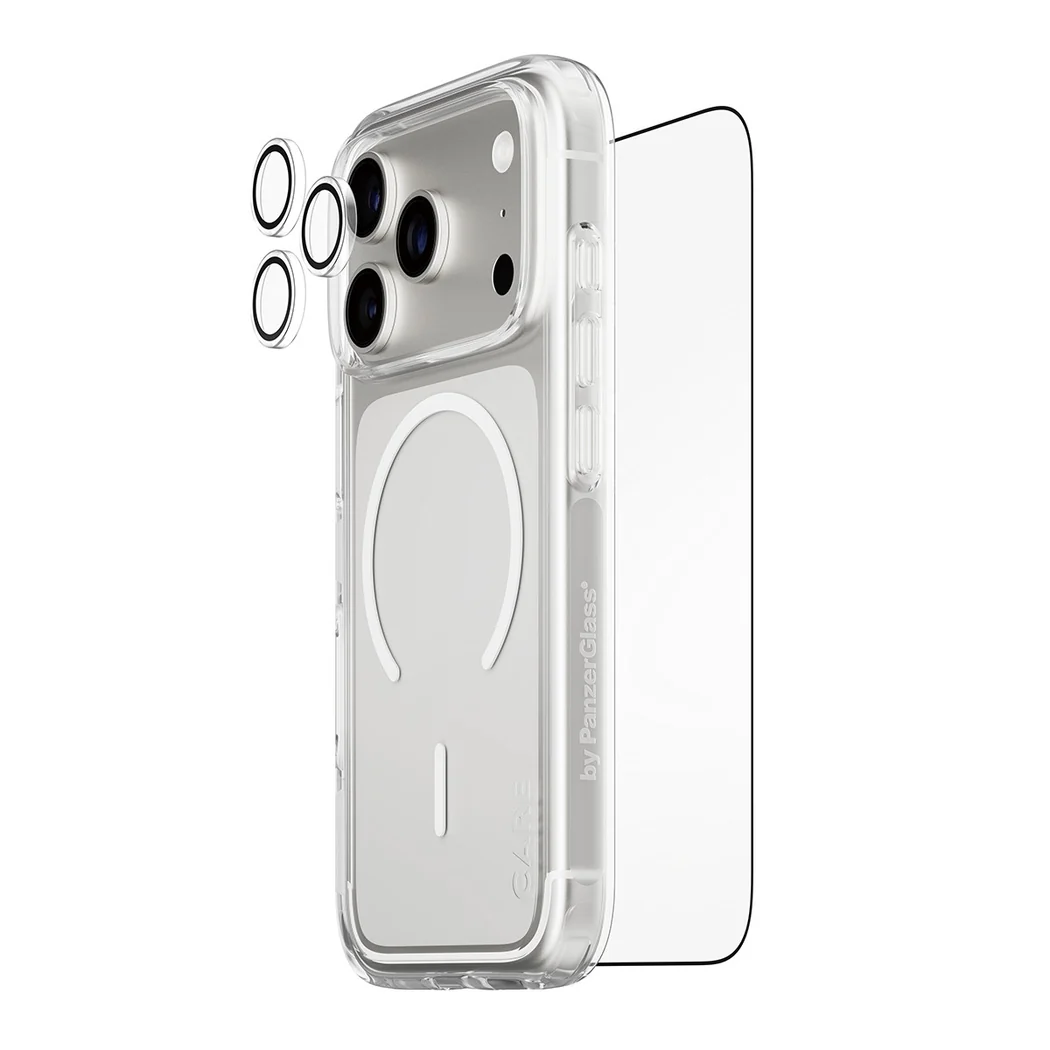 Panzerglass Apple Apple iPhone Uyumlu  17 Pro Max Urban Explorer Bundle 3 Ü 1 Arada Şeffaf Set