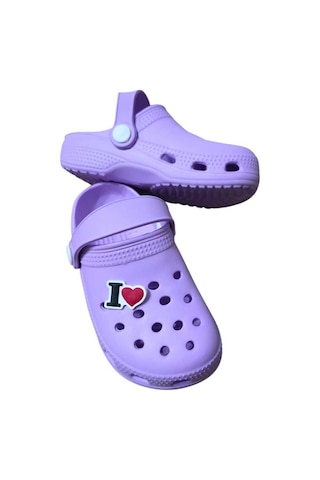 Kız Erkek Çocuk Patik Eva Etiketli Cross Terlik&sandalet Lila