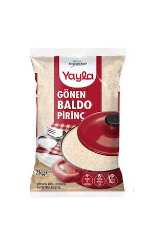 Yayla Bakliyat Gönen Baldo Pirinç 2 Kg 2 Li
