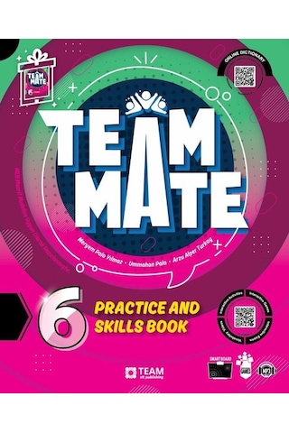 6.sınıf Team Mate Practice Book + Combo Metematik Yaprak Test Hediyeli