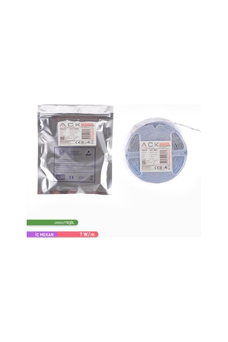 ACK Şerit LED 60 Led'li Yeşil Işık 7W 5 Metre AS01-00805