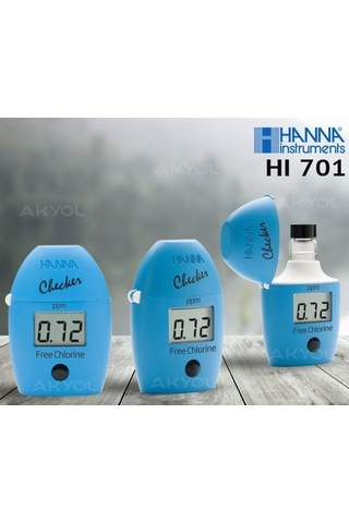 Hanna Hı 701 Free Chlorine Serbest Klor Ölçer + Kalibrasyon Seti