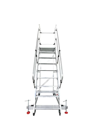 8+1 Denge Ayaklı Tekerlekli Endüstriyel Platform 90x30 -