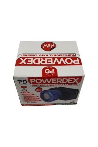 Powerdex Pd-1572 Yüksek Kaliteli Süper Zoom Led Kafa Feneri 20w Mavi - Siyah
