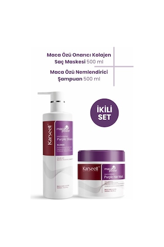 Set Maca Purple Mor Şampuan 500 Ml + Mor Maske 500 Ml - 754553702