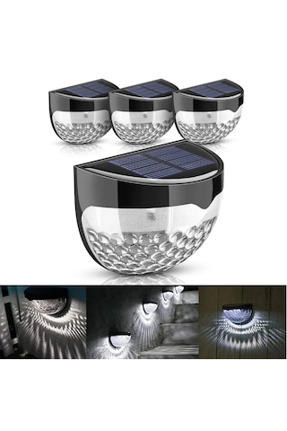 Greentech Güneş Enerjili Duvar ve Çit LED Aydınlatma / GT-SL23 Beyaz