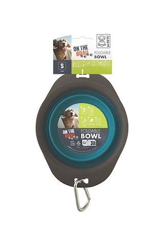 M-pets Kedi Ve Köpekler İçin Katlanır Silikon Mama Ve Su Kabı Mavi 420 Ml 244-51019.02