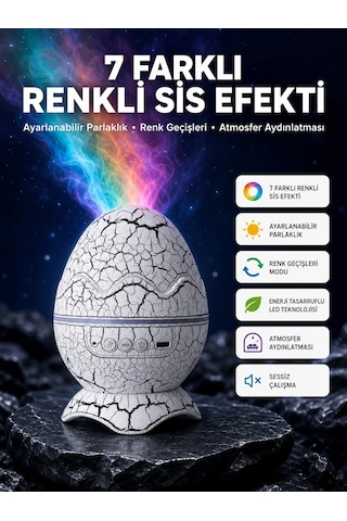 Yıldız Gökyüzü Efektli Çok Modlu Gece Işığı Çok Renkli 11596584