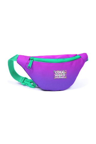 Coral High Kids Pembe Mor Renk Geçişli Bel Çantası 11514 Açık Pembe