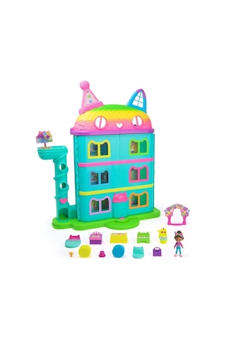 70742 Gabbys Dollhouse Festival Evi Eğlenceli Müzikli Oyun Seti 63 Cm -spinmaster