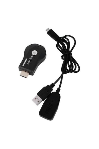 M9 Plus Anycast Hdmı Kablosuz Görüntü Aktarıcı Uyumlu iOS -Android.Dongle