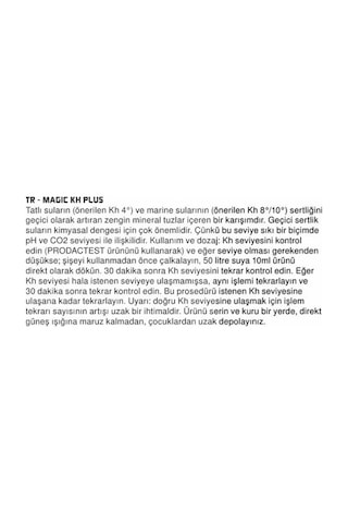 Prodac Magic Kh Plus 250 ML / Deniz Akvaryumu Kh Yükselticisi