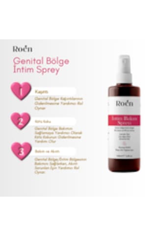 Roen Genital Bölge Koku Giderme Kaşıntı Akıntı Ve İntim Sprey 100 ML