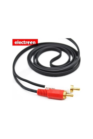 Rose 2Rca-3 5Mm Stereo Aux Kablo 5 Metre Gold